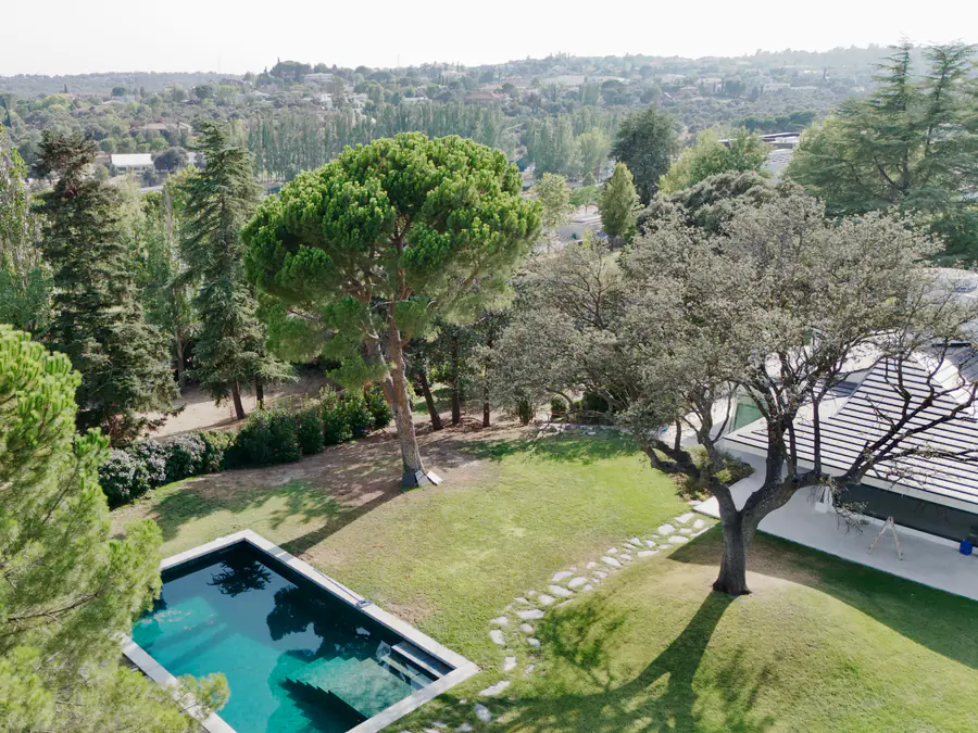 Vista aérea del campo de golf de Ciudalcampo